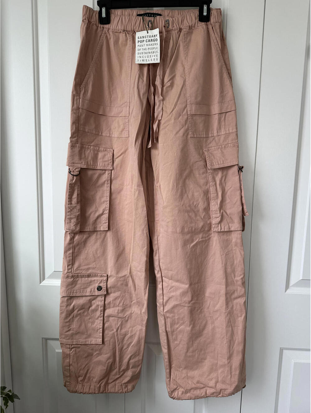 Sanctuary Cargo Parachute Pants NWT Bare Nude Medium - Picture 5 of 8
